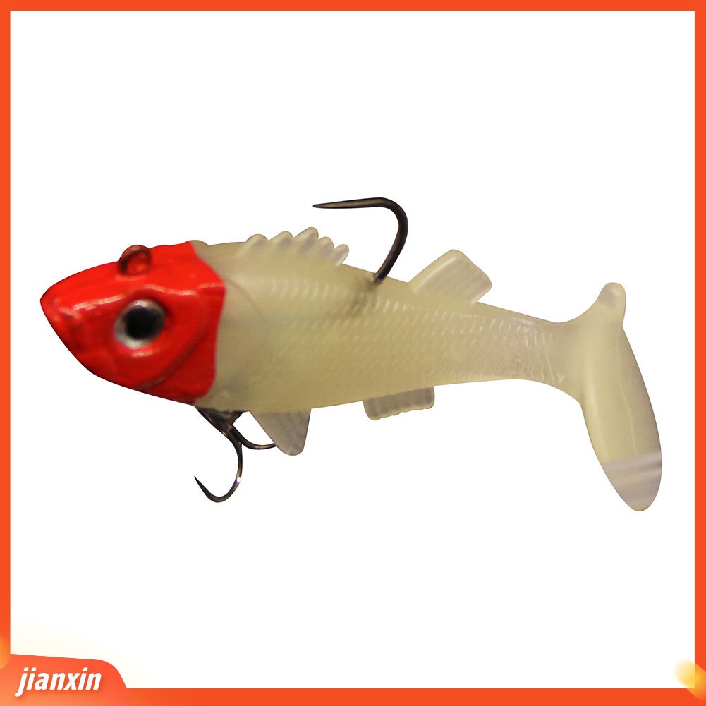 (In Stock) 8cm 16g Buatan Manusia Hidup Bercahaya Memancing Umpan Renang Tackle Crankbait