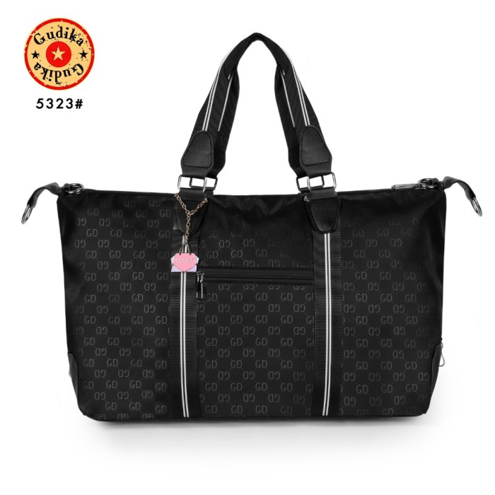 GUDIKA Black 5323 Tas Baju Travel Import Original Bahan Waterproof - black