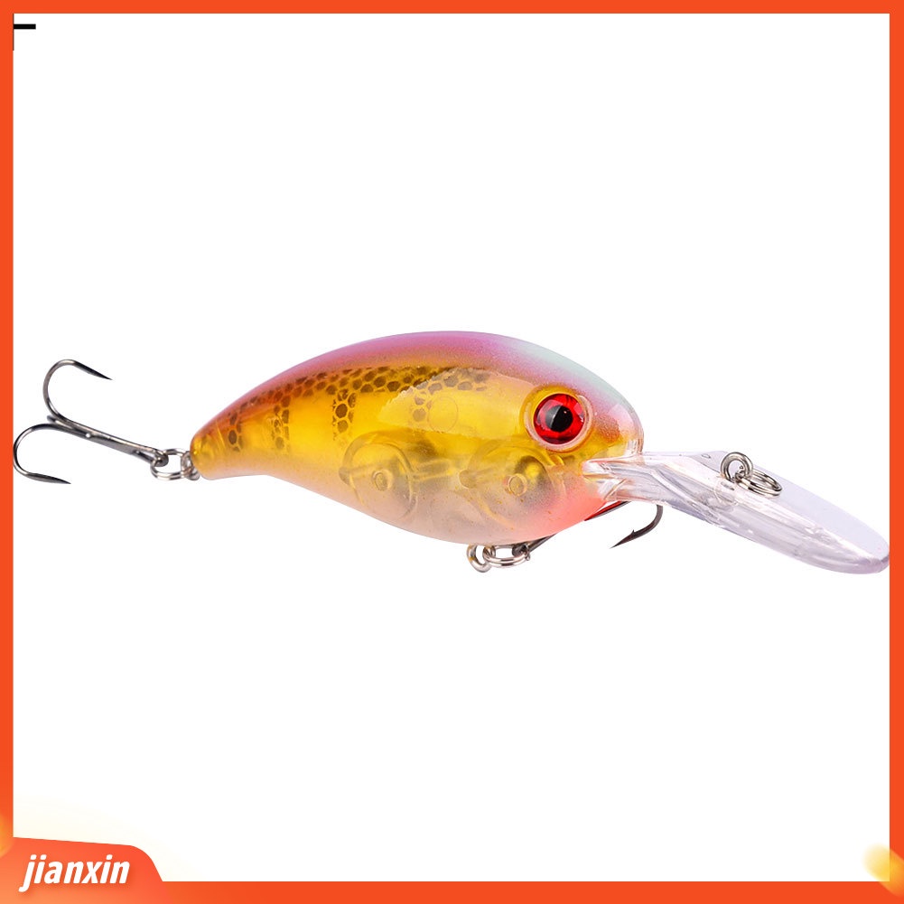 (In Stock) 10cm 14.52g Umpan Pancing Buatan Umpan Engkol Keras Wobbler Tackle Dengan Pengait