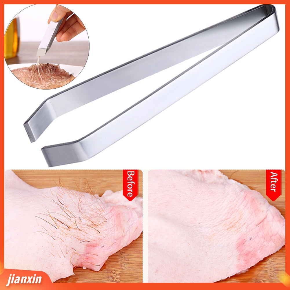 (In Stock) Pinset Nipper Bulu Pencabut Stainless Steel Tang Alat Dapur