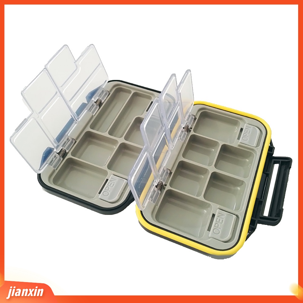 (In Stock) Kotak Pancing Portabel Tahan Air Dua Sisi Umpan Lure Hooks Tempat Penyimpanan