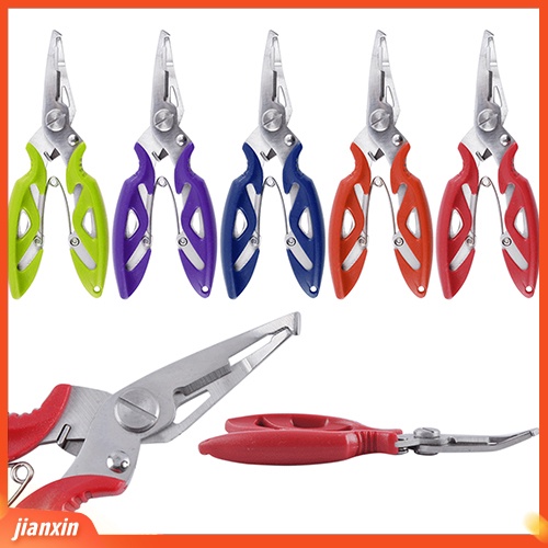 (In Stock) Fishing Scissors Plier Lure Line Hook Split Ring Cutter Lepaskan Alat Tackle Ikan