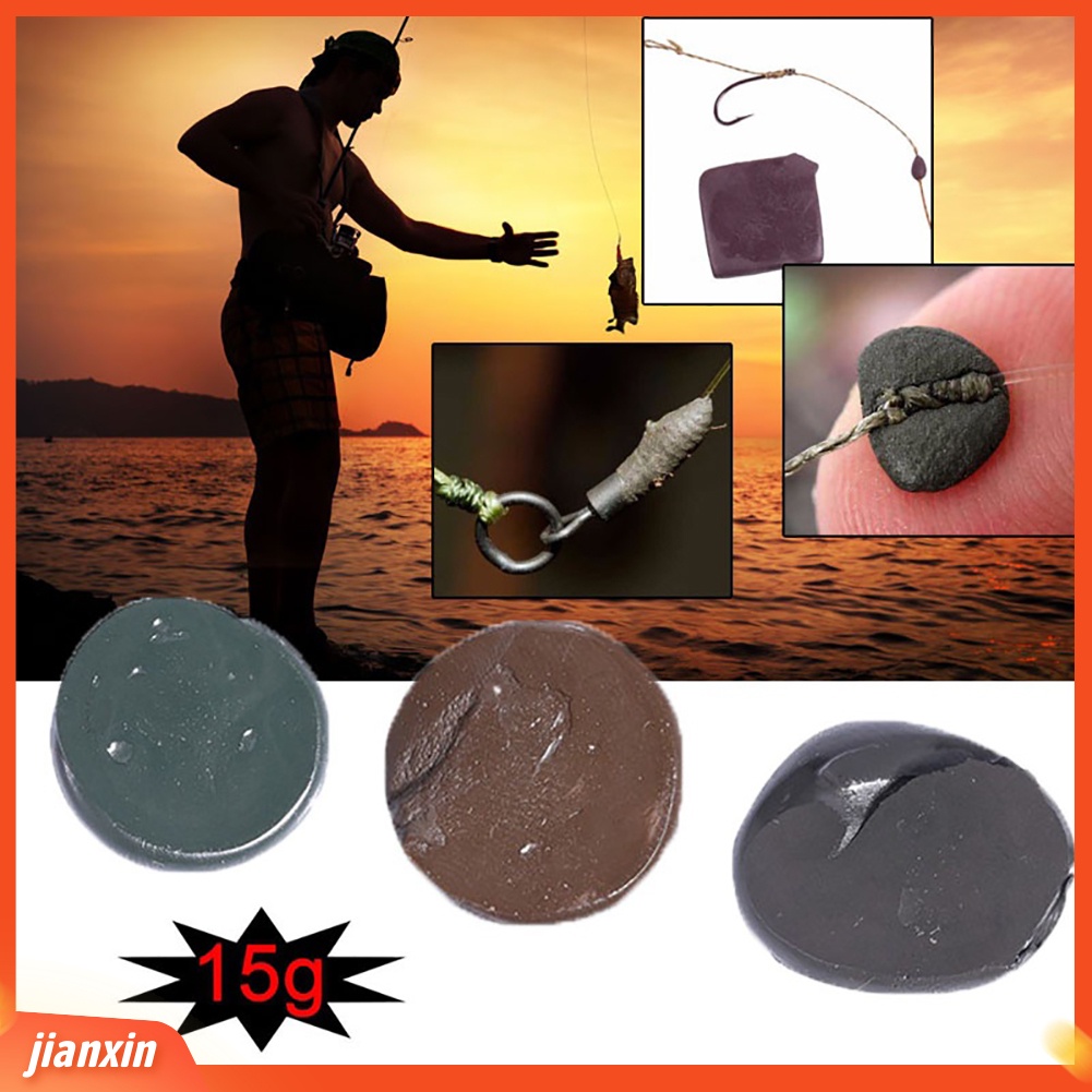 (In Stock) 15g Carp Fishing Tungsten Putty Lumpur Lembut Sinker Silt Extra Heavy Tackle Tool