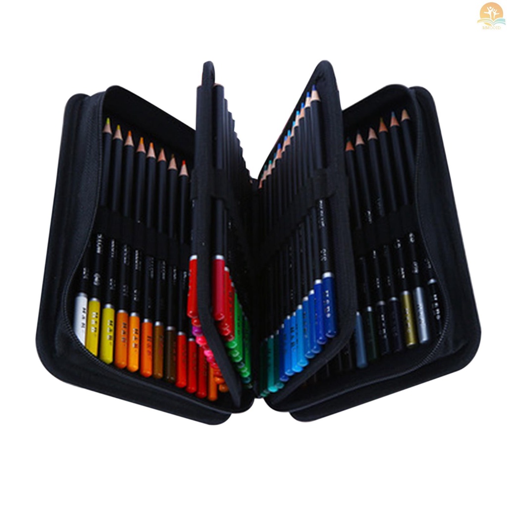 In Stock H&amp;B 72warna Stik Pensil Lukisan Cat Minyak Art Set Kit Inti Lembut Berbasis Minyak Untuk Anak Kids Dewasa Gambar Artis Bergambar Mewarnai Sketsa Kaligrafi Portable Masa Kini G