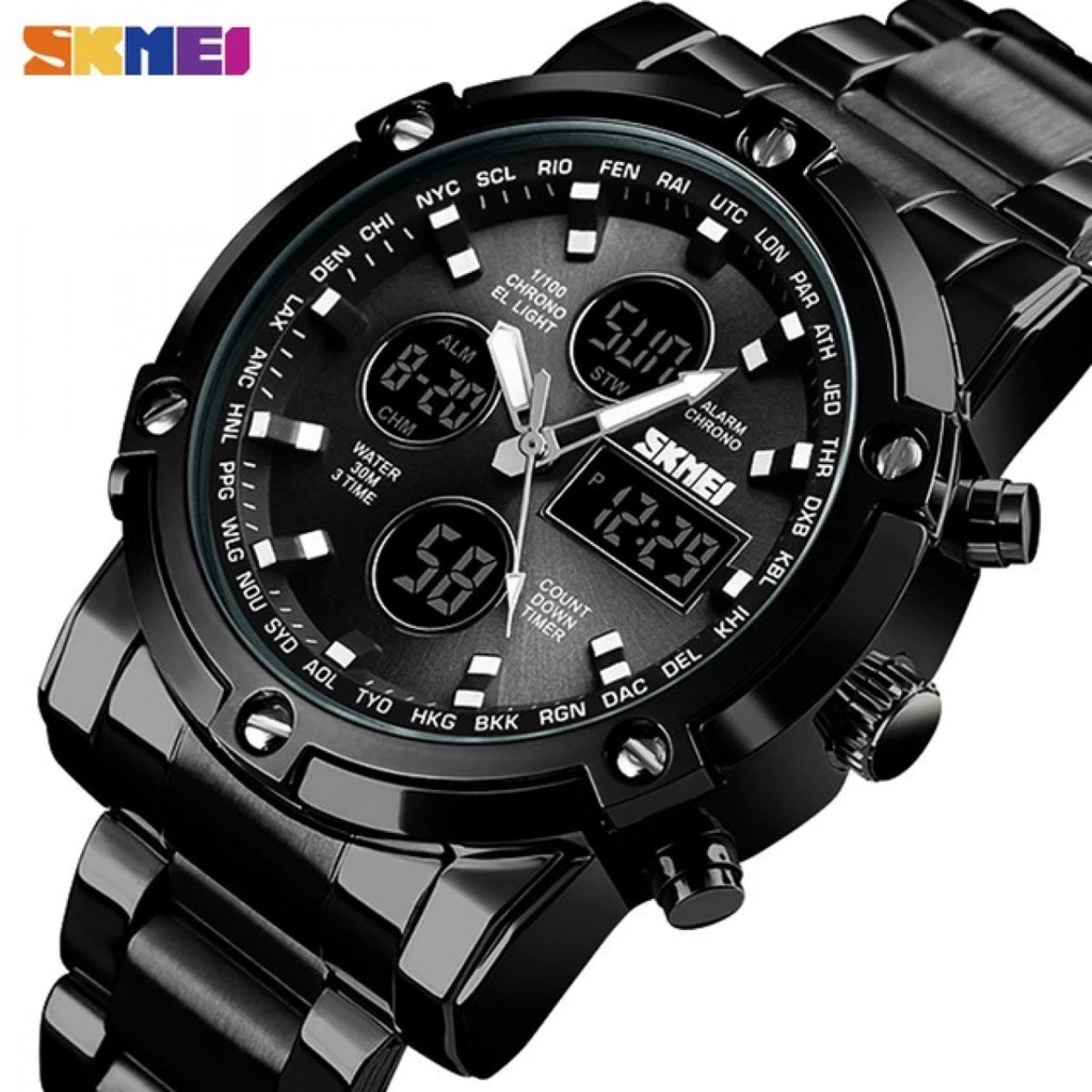 SKMEI Jam Tangan Pria Kasual Digital Analog Waterproof