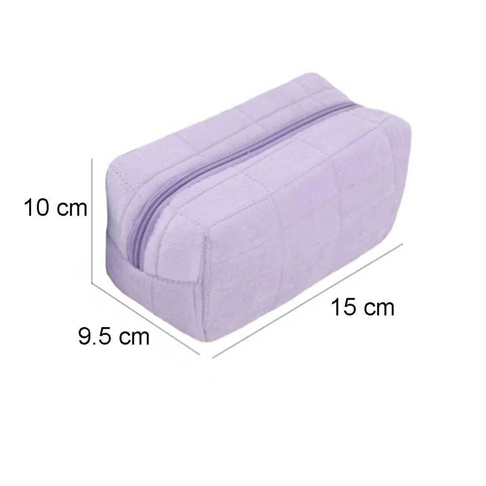 KHINSUN Tempat Pensil Make Up Cosmetic Bag Pillow Pouch Pencil Case