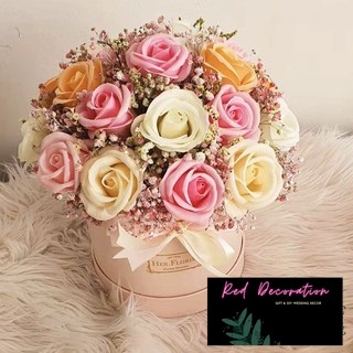 bloom Box Soap Flower Baby Breath/ Rangkaian Bunga Sabun