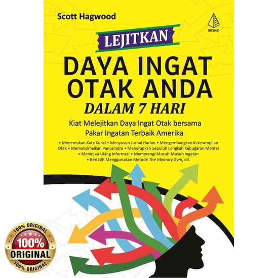 Buku Lejitkan Daya Ingat Otak Anda dalam 7 Hari; Kiat Melejitkan Daya Ingat Otak
