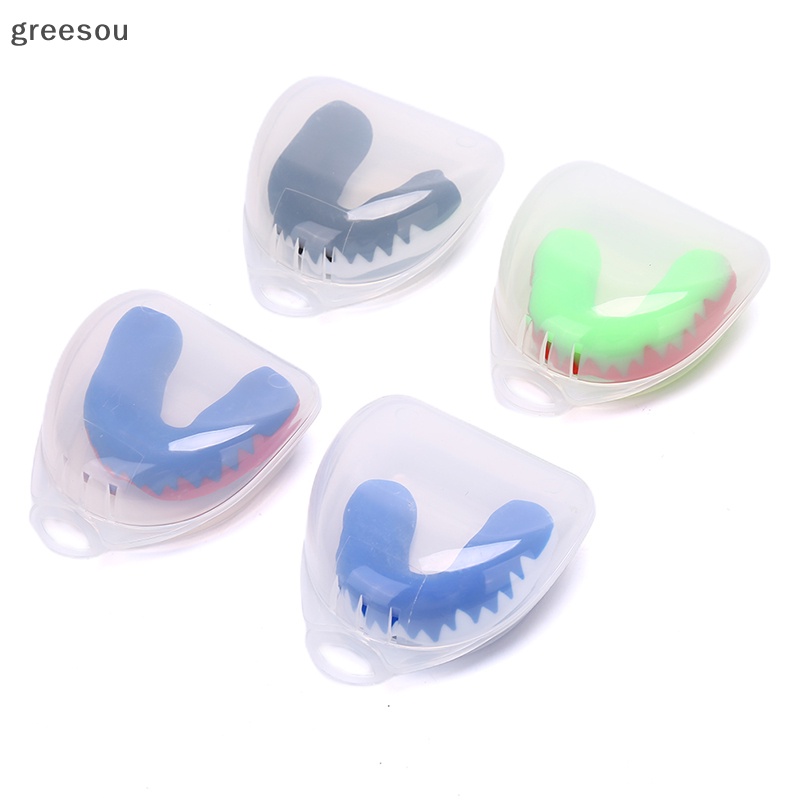 Greesou Professional Mouth Guard Muay Safety Soft EVA Pelindung Mulut Pelindung Gigi Sport ID