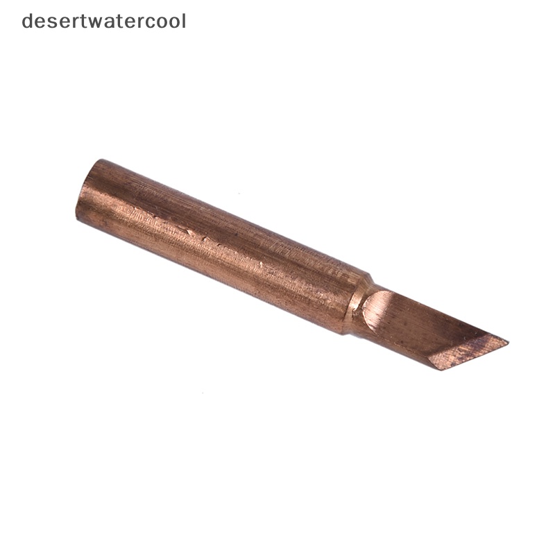 Deid 5pcs Tembaga Murni 900M-T Soldering Iron Tips Solder Bebas Timah Kepala Las Martijn