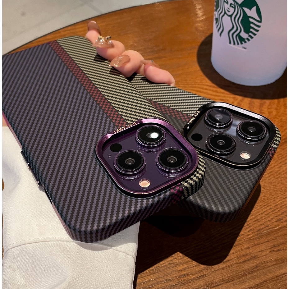 High end carbon fiber phone case14 Pro max Two types Magsafe, conventional type iPhone 13 Pro max new anti drop hard case aluminum alloy Luxury buttons