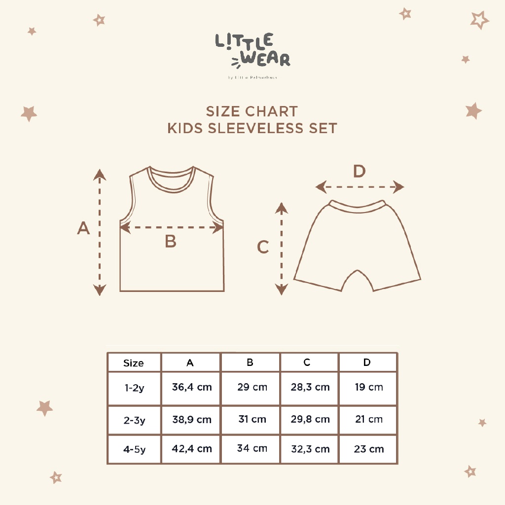 Little Palmerhaus Little Wear Kids Sleeveless Set | Pakaian Anak