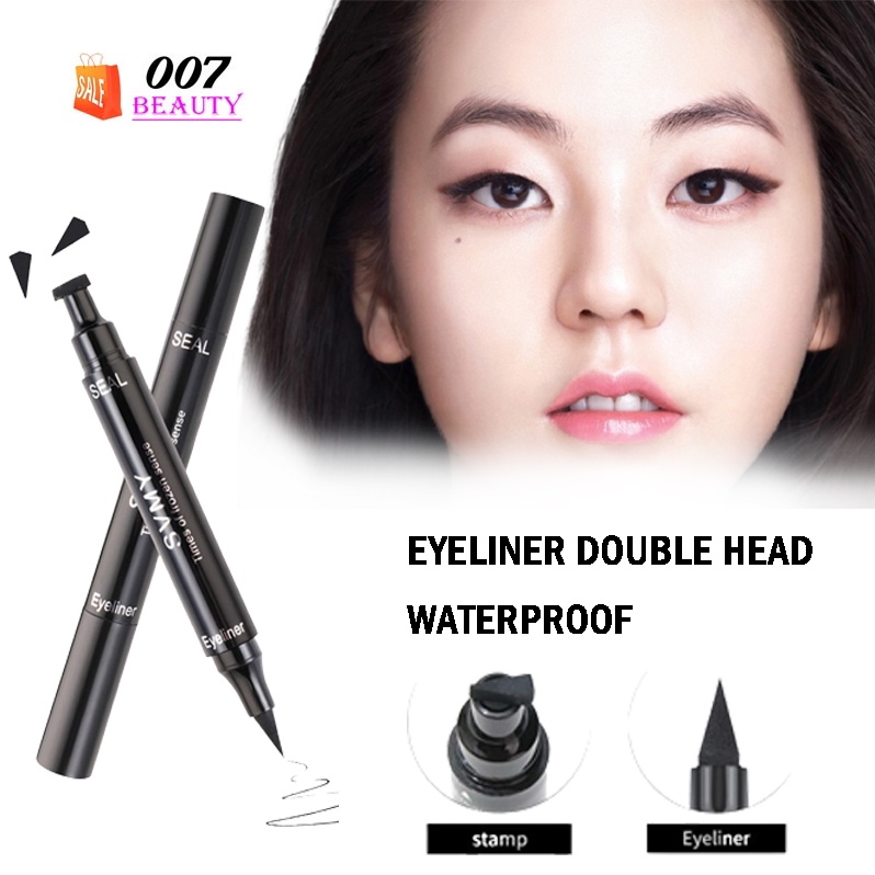 Stamp Eyeliner Black Double Head Waterproof 872 Lameila SVMY Pencil Eye Make Up