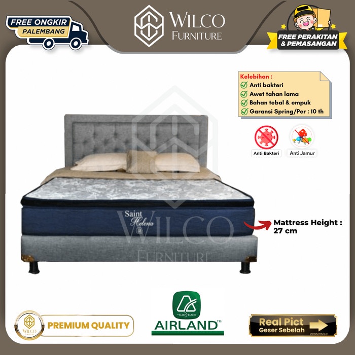 Kasur Springbed Airland Saint Helena Anti Tungau / Matras Per Pegas - Matras Aja, 90x200