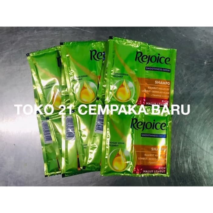 Rejoice RICH Shampo 1 Renceng isi 12 Sachet | Shampo Rejoice Murah