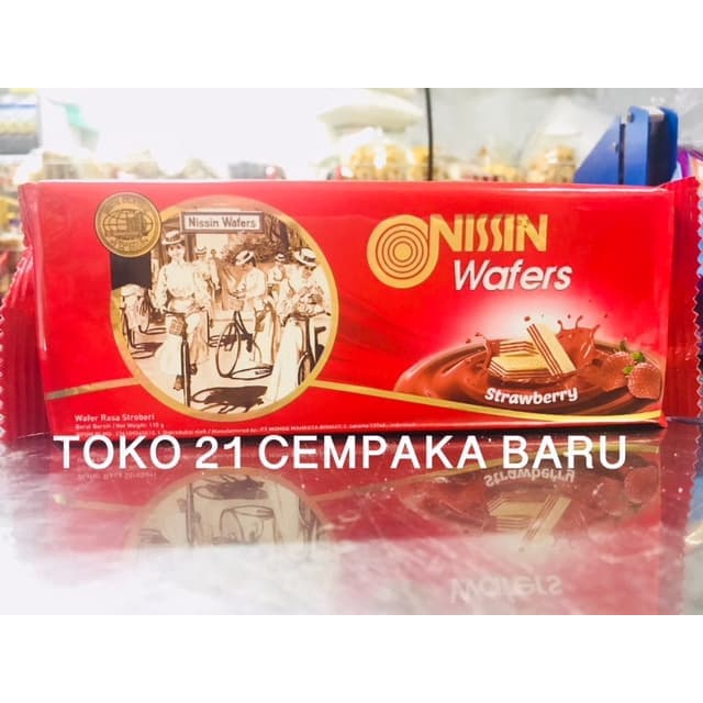 

Nissin Wafers STRAWBERRY 110 gram | Biskuit Stroberi Nissin Wafer Murah 110g