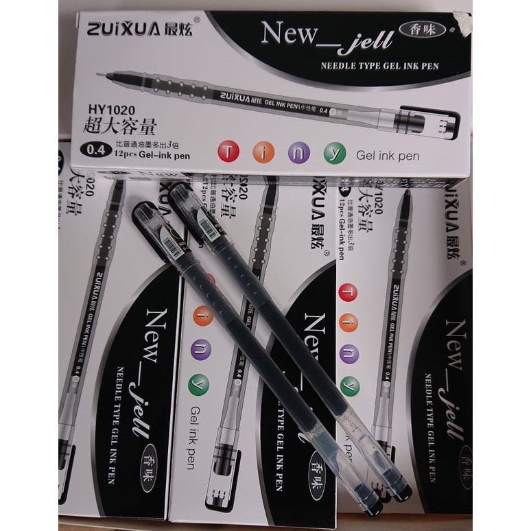 

Bolpoin zuixua new gel hitam {{ murah }}berkualitas 1 pak isi 12 pcs 3