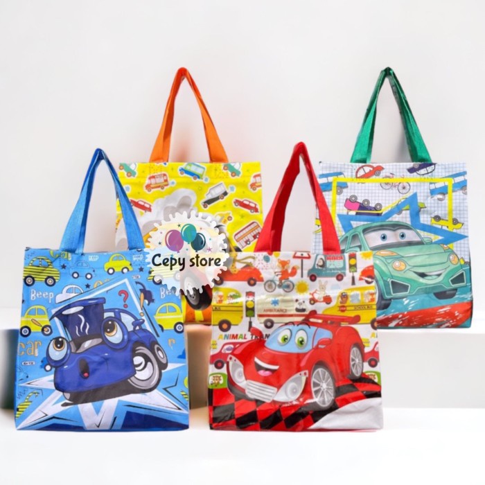 

Tas Souvenir Ulang Tahun Anak / Goodie Bag / Tas Ulang Tahun Cars - S