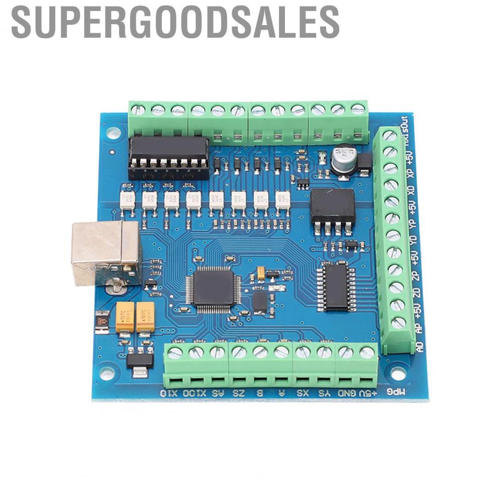 Supergoodsales CNC Controller  4 Axes Durable Motion Control Board USB Interface Configurable Output for Equipment