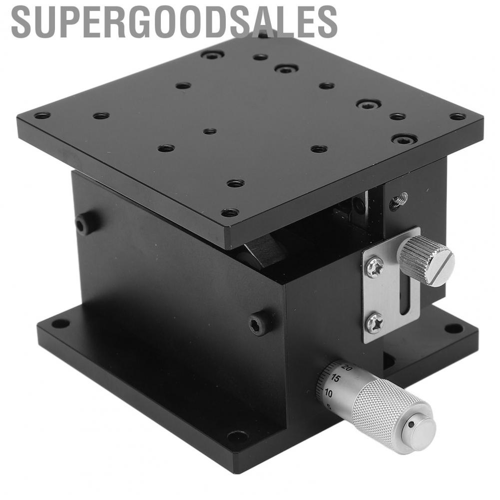 Supergoodsales Manual Linear Stage  Corrosion Proof Table Aluminum Alloy Practical for Fiber Core Adjustment