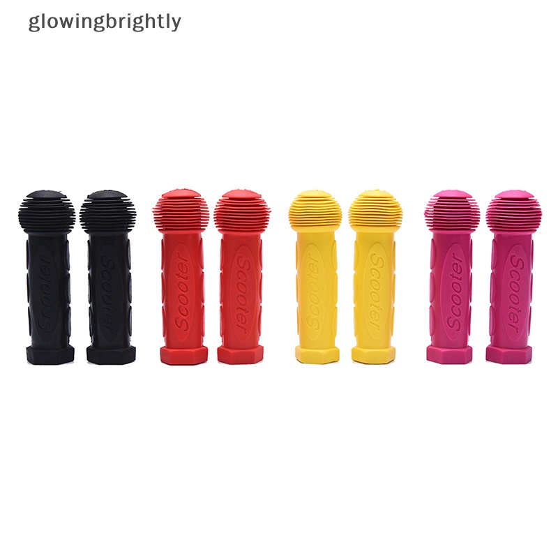 [glowingbrightly] 1pasang Karet Skateboard Scooter Stang Grip Sepeda Anak Bicycle Grip TFX