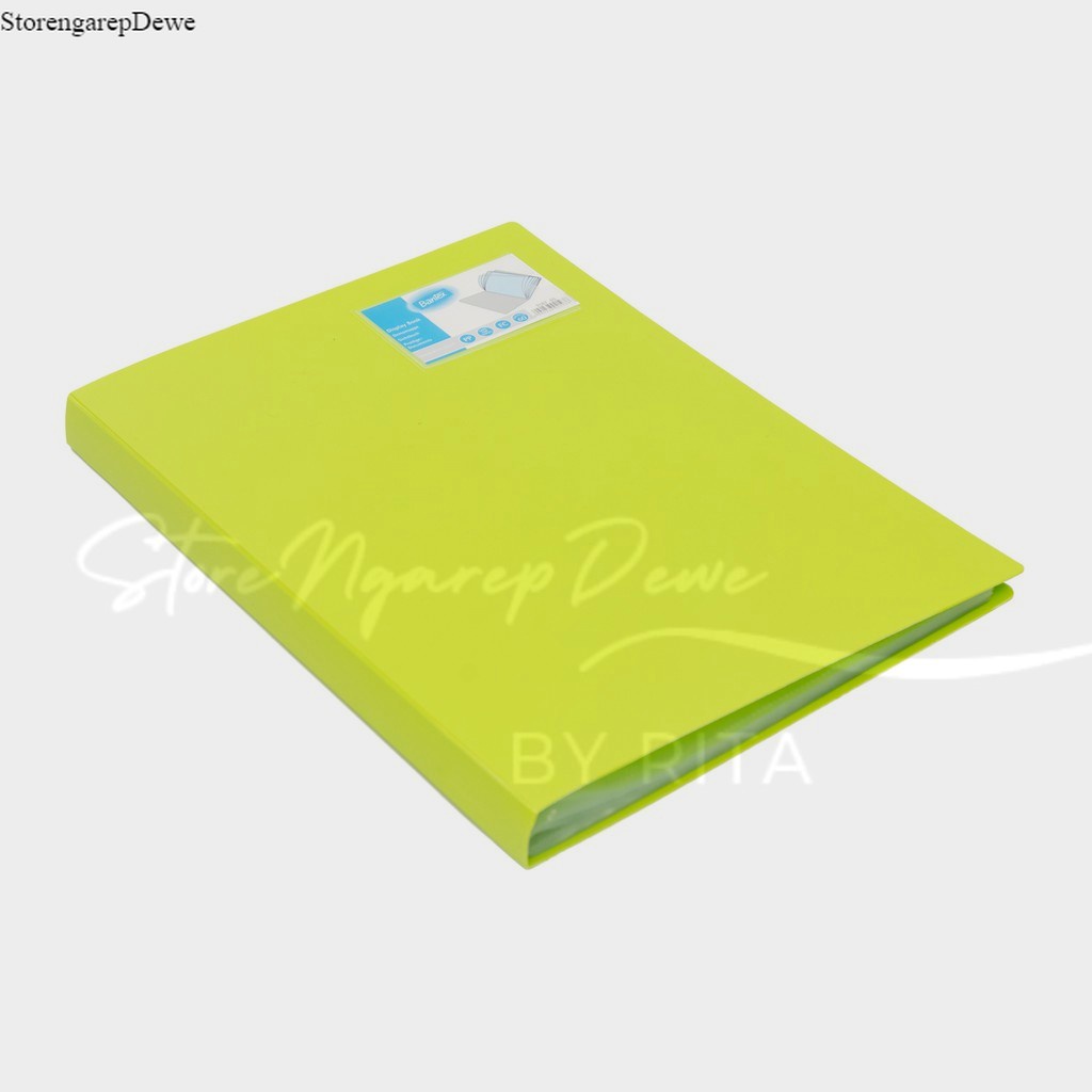 

Bantex Display Book 60 Pockets Folio Lime 3187 65 real barang original bantex