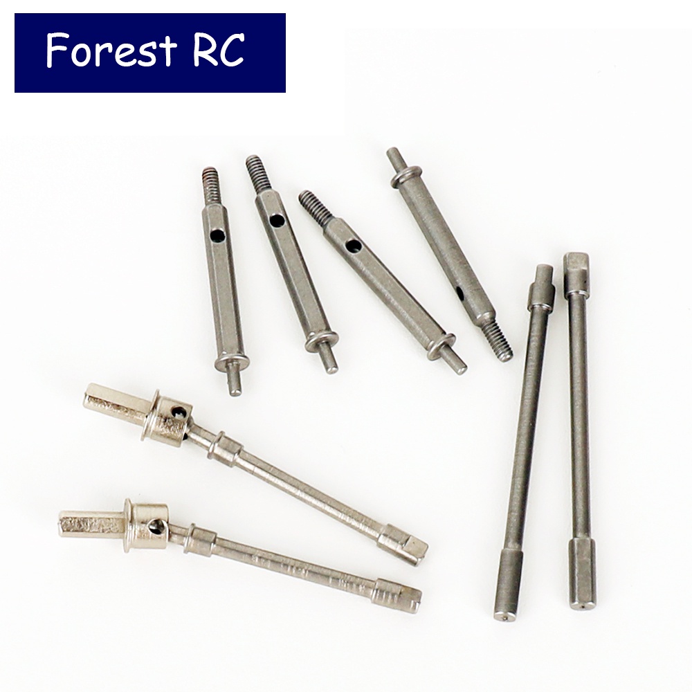 Metal Portal Axle Front Rear CVD Drive Shaft Outer Shaft for  RC Axial 1/24 SCX24 Front or Rear Port