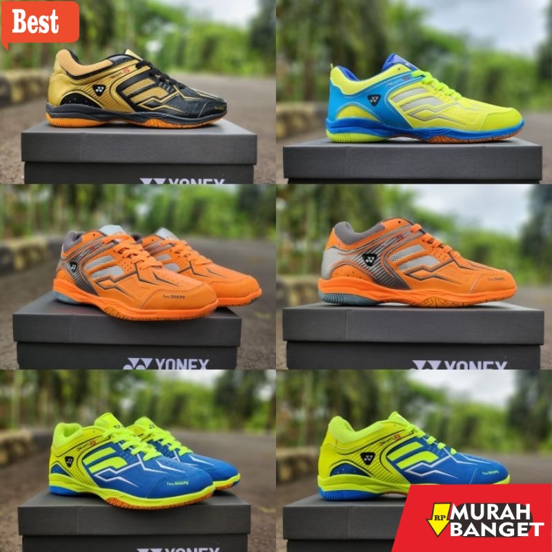 Sepatu bulu tangkis terbaru- YONEX AKAYU 5 TRU SHAPE Sepatu Sneakers Badminton Bulutangkis Pria 39 s