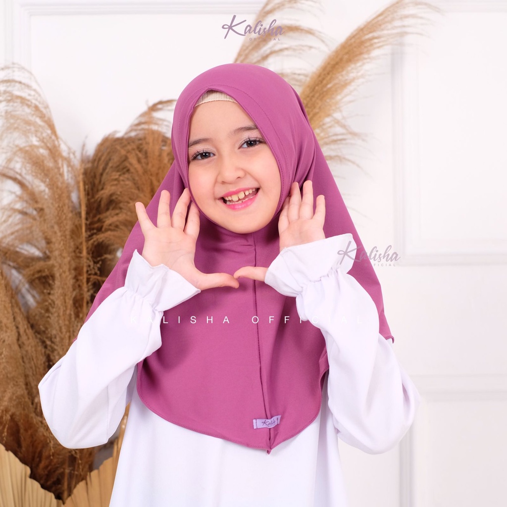 Ameyra Kerudung Anak Non Pet Non Tali Jilbab Anak Perempuan Hijab Anak 3-7 Tahun Jersey Premium