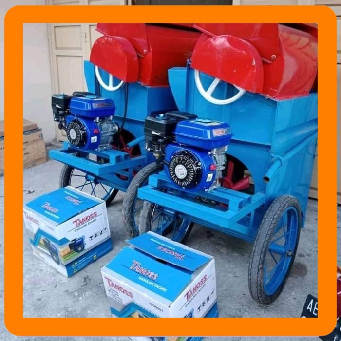 mesin perontok padi mini penggerak Best Seller