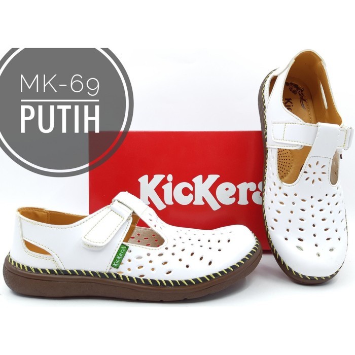 PROMO Sepatu Original Kickers Wanita / Sepatu Wanita Murah Q57 - Putih, 36