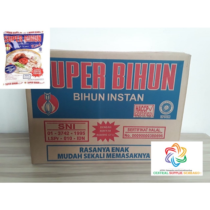 

Super Bihun Kuah Instan 70gr /30 pcs /1 Karton
