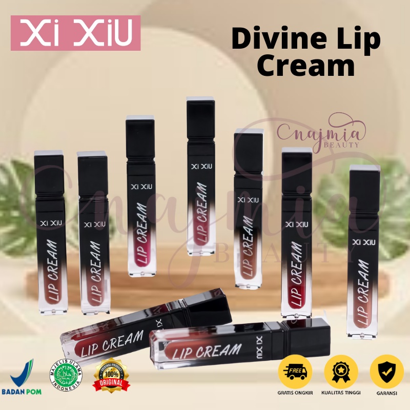 Xi Xiu Divine Lip Cream Light Pigmented Matte - Lipcream xi xiu