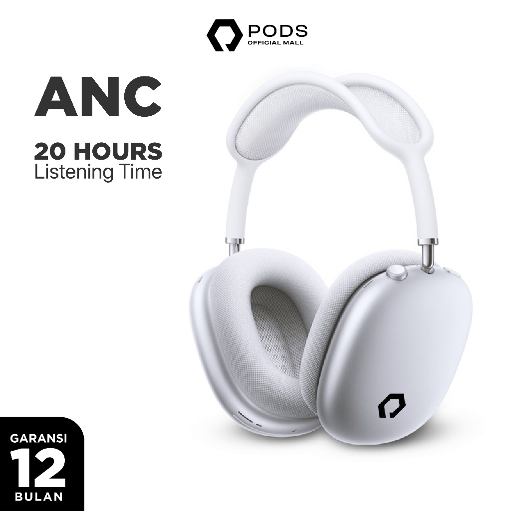 ThePods Max LITE 2023 Wireless Bluetooth Headphones - With Active Noise Cancellation - By Podsofcsto