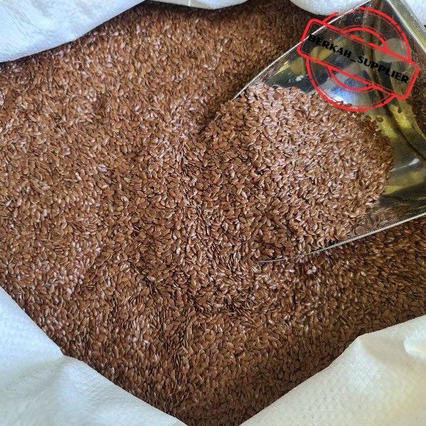 

Brown Flaxseed Organic 500gr / 1kg - Biji Rami Kualitas Bagus