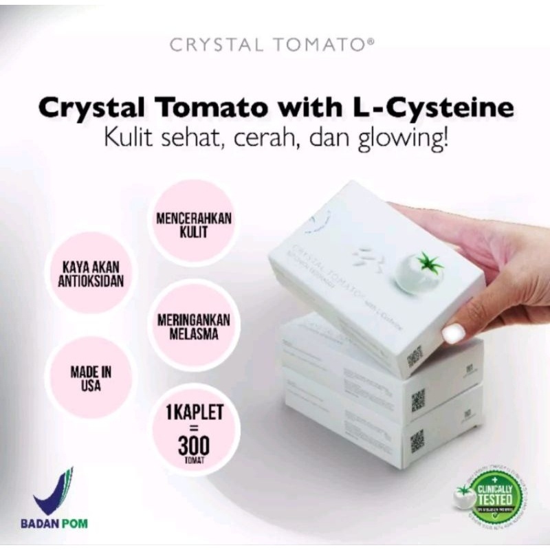 Crystal Tomato with L-Cysteine suplement Kulit