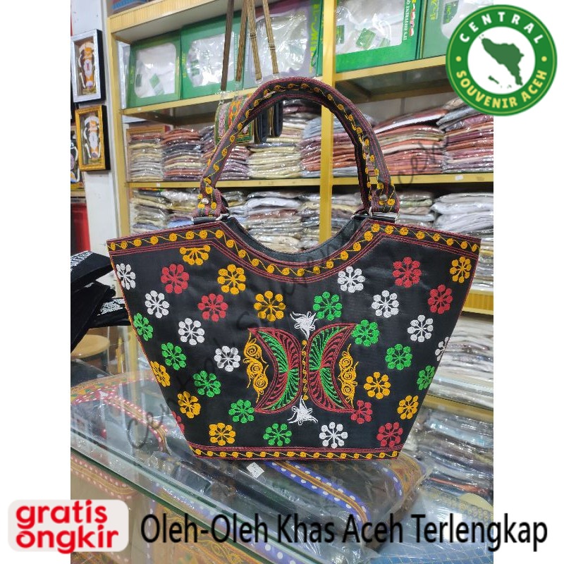 TAS BUNGA ACEH / TAS TIMBA MOTIF KHAS ACEH