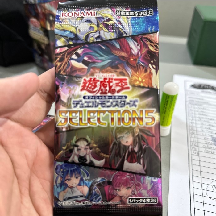 Yugioh ocg selection five booster pack