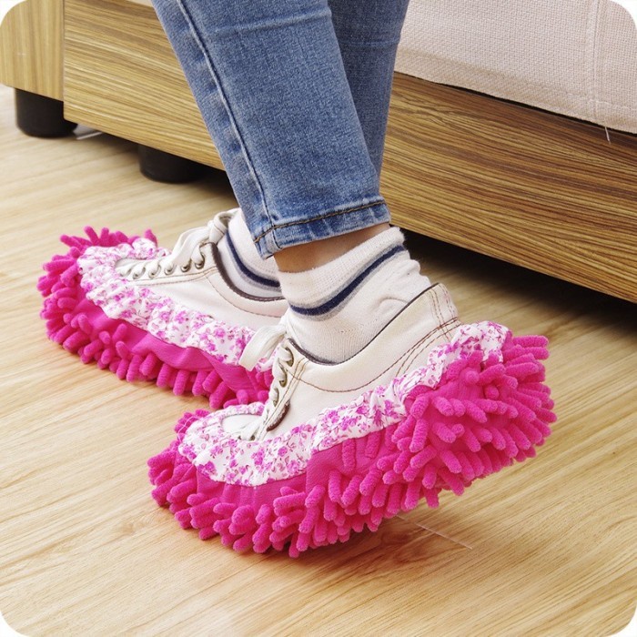 Sarung Sepatu Alas Kaki Cover Kain Pel Microfiber Cendol