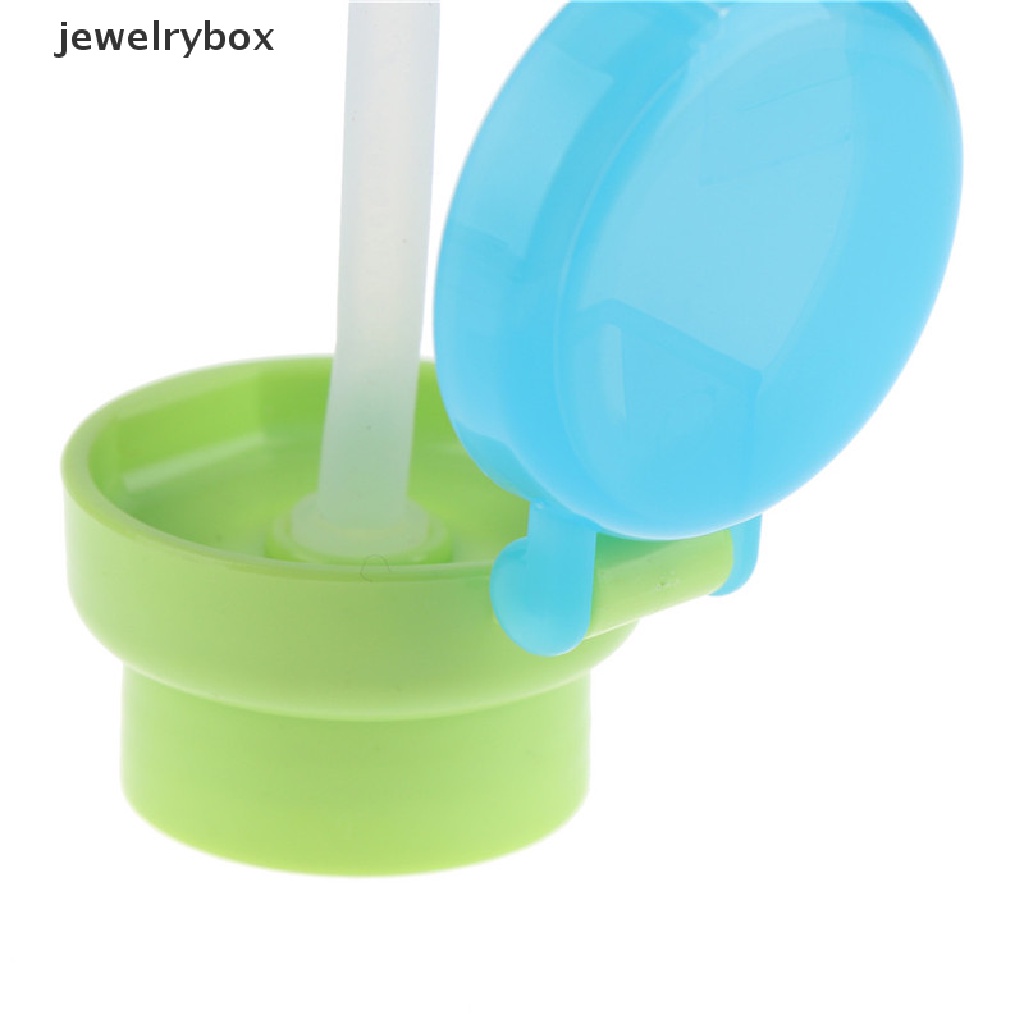 [jewelrybox] No Spill Choke Cute Tutup Adaptor Botol Air Dengan Sedotan Minum Tabung Untuk Butik Bayi