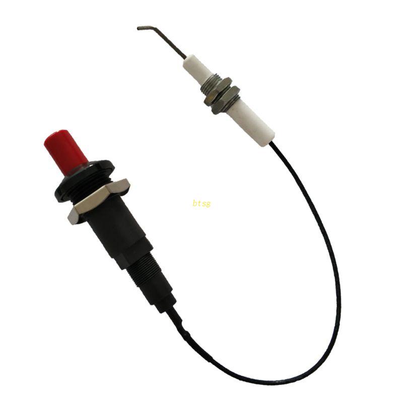Btsg Piezo Spark Ignition Set Dengan Kabel 30cm Propane Push Button Piezo Igniter Kit