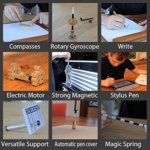 Magnetic Metal Pen Dekompresi Touch Pen Multifungsi Dapat Dibentuk Magnet Refill Tulisan Pen Gelisah Mainan Hadiah