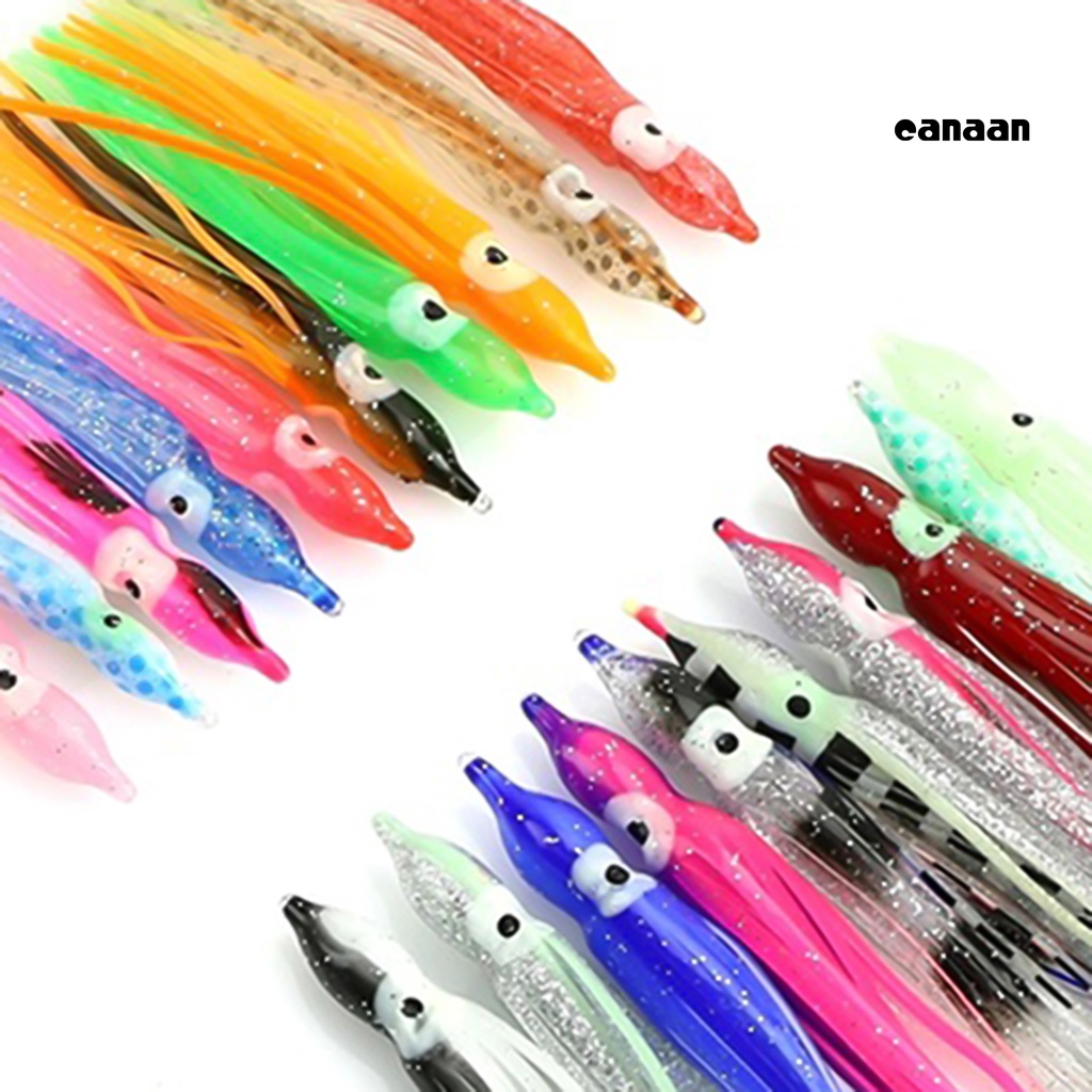 Cnn-10pcs Gurita Memikat Multi-Warna Buatan Perlengkapan Memancing Umpan Renang Bercahaya Untuk Outdoor
