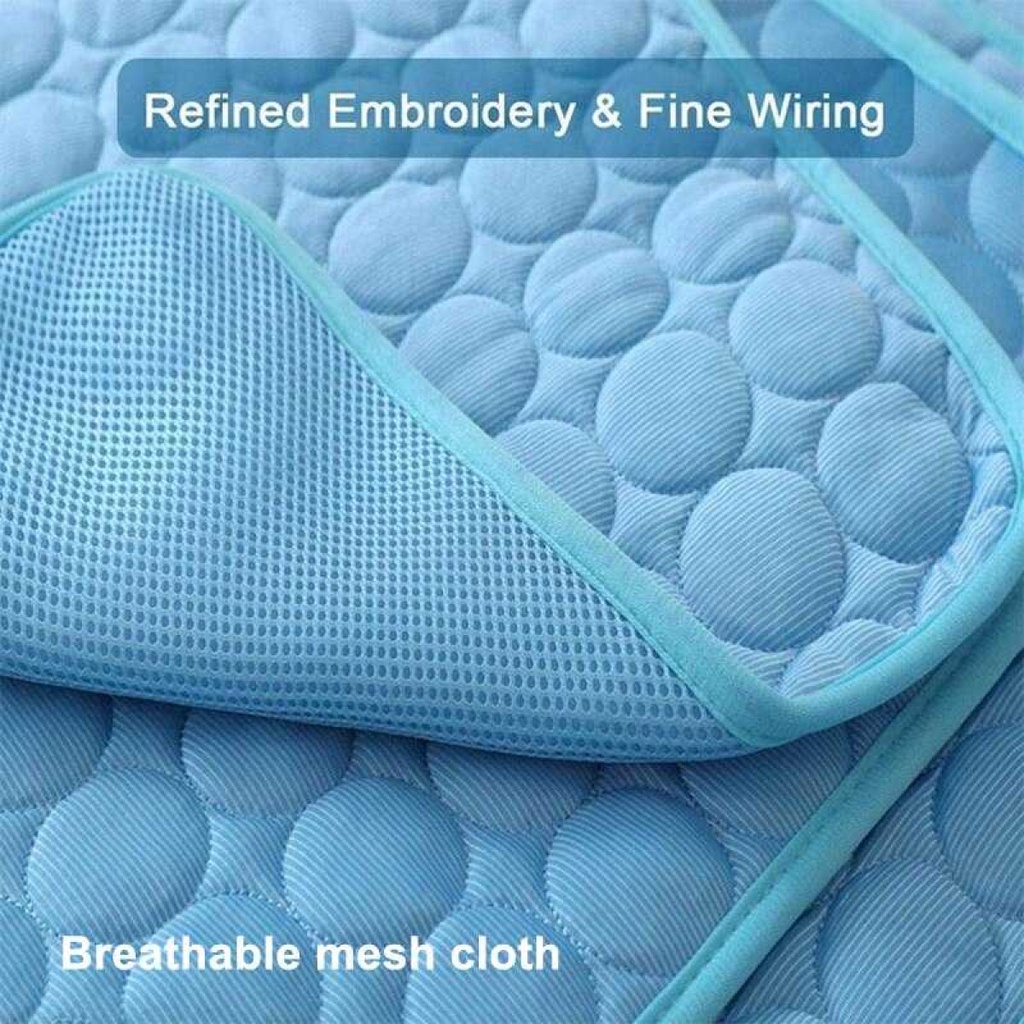 Karpet Tempat Tidur Hewan Peliharaan Matras Pendingin Pet Cooling Mat