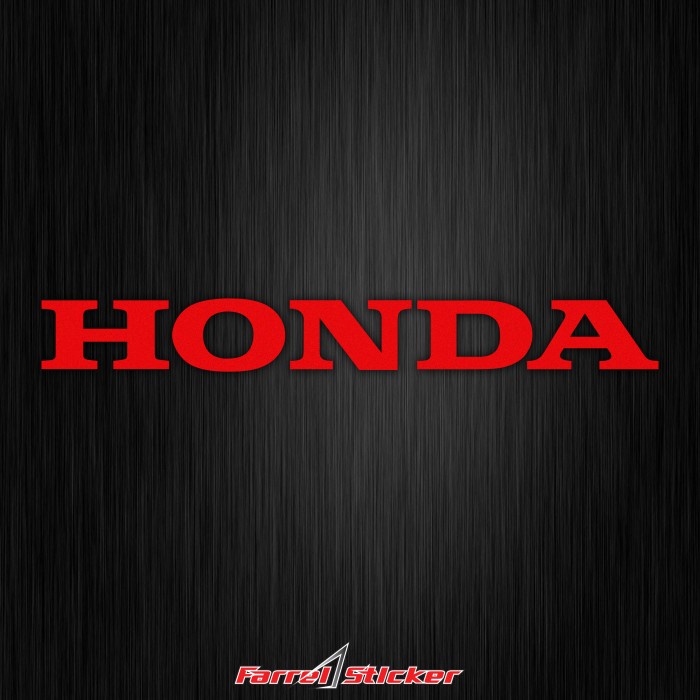 Stiker Honda Sticker CVT vario 125 150 LED