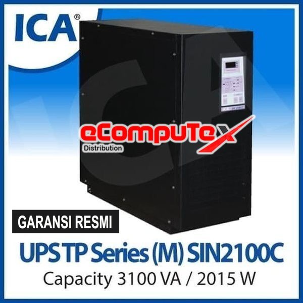 UPS ICA SIN-2100C SIN2100C 3100VA / 2015 WATT ONLINE SINEWAVE UPS GARANSI RESMI