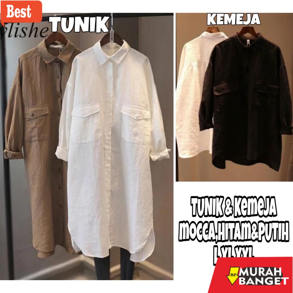 Tunik jumbo terbaru untuk wanita- NANDO TUNIK OVERSIZED WANITA LINEN IMPORT PREMIUM JUMBO 8031
