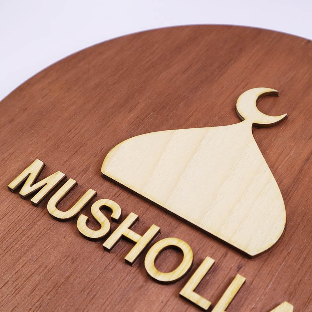 Sign Board | Musholla | Papan Sign Kayu