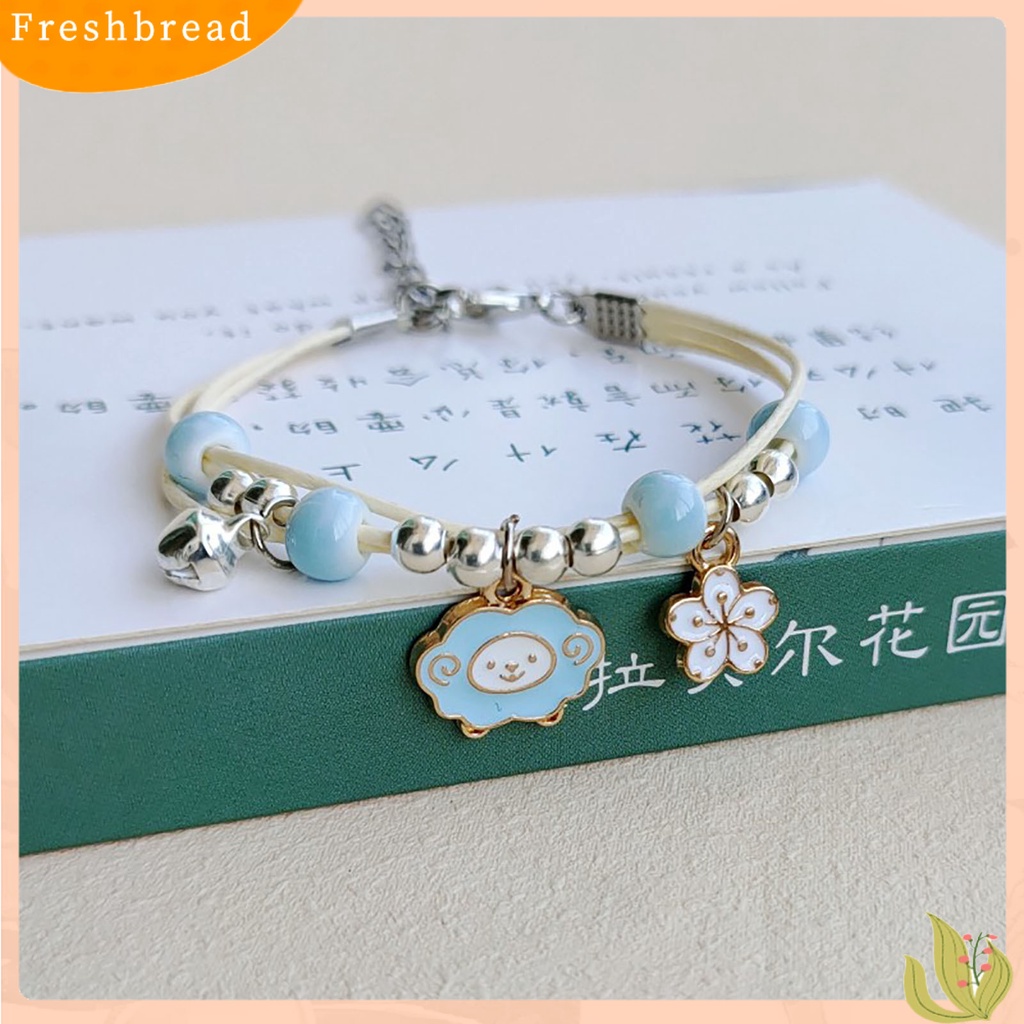 &lt; Freshbread &gt; Fashion Gelang Minimalis Indah Pengerjaan Halus Indah Menggemaskan Sehari-Hari Memakai Paduan Kartun Kelinci Kid Gelang Untuk Anak Perempuan