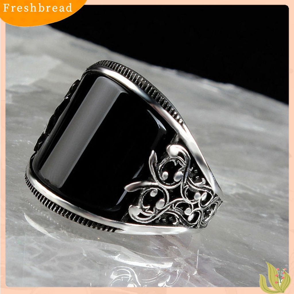 &lt; Freshbread &gt; Cincin Couple Motif Ukir Bentuk U Pria Wanita Tahan Lama Semua Cocok Gaya Punk Ring Untuk Pacaran